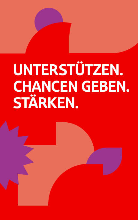 "Unterstützen. Chancen geben. Stärken" - Textbox | Sparkasse Hannover