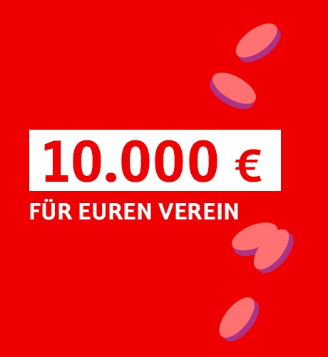 "10.000 € für euren Verein" - Textbox | Sparkasse Hannover